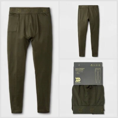 Men's Heavyweight Thermal Pants - All in Motion™ Green (Olive)