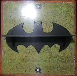 [RARE] OFFICIAL DC COMICS BATMAN Logo Wall Shelf Hobby Lobby & Open Road Brand 