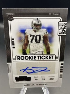 Alex Leatherwood 2021 Panini Contenders Rookie Card Auto - Picture 1 of 2