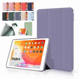 For iPad 10.9'' 10th 9 8 7 6 5th 10.2 9.7 Air Pro Shell Case Smart Leather Cover - Picture 1 of 98