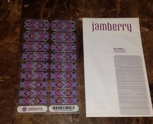 JAMBERRY Nail Wraps ~ THE MASTERMIND ~ Retired FULL Sheet ~ - Picture 1 of 1
