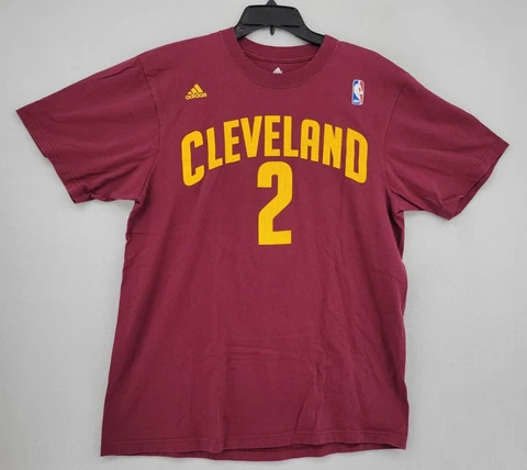 Adidas Men's Cleveland Cavaliers Kyrie Irving T Shirt - Large - Red Cover