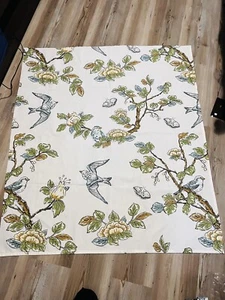 quilting material lot Blue Yellow Boat Birds - Picture 1 of 22