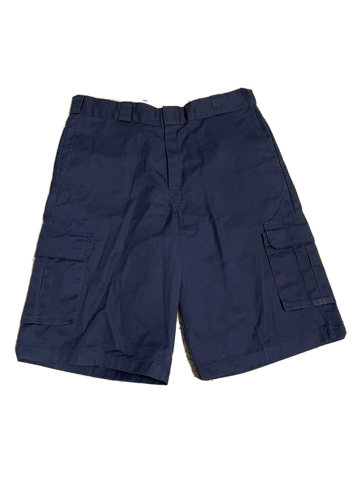 Dickies Loose Fit Blue Cargo Shorts  Sz 36 RN20697 ZIP FLY - Image 1 of 4