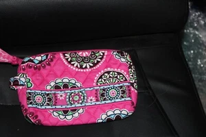 Vera Bradley Cupcake-Druck gesteppt Kosmetik/Make-up Tasche gefüttert Neu ohne Etikett - Bild 1 von 2