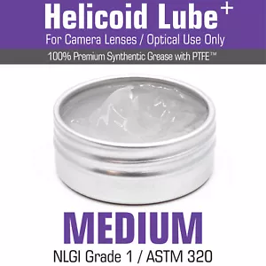 Reparación de helicoides de enfoque de lentes de grasa de cámara - MEDIANO - 5 ml/15 ml HECHO EN REINO UNIDO - Imagen 1 de 8