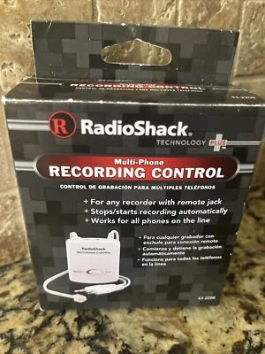 NEW IN BOX RADIO SHACK MULTI-PHONE RECORDING CONTROL - Image 1 of 3
