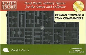 Plastic Soldier 1/72 WWII German Stowage & Tank Commanders - Picture 1 of 1
