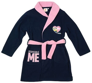 ROBE DE CHAMBRE ENFANT DISNEY MINIONS BLEU - Foto 1 di 1