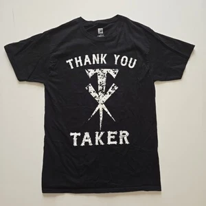 WWE Authentic Undertaker Thank You Taker Medium Tee Shirt Logo Black Wwf 2020 - Picture 1 of 7