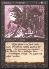 MTG magic cards 1x x1 Light Play, English Headless Horseman Legends
