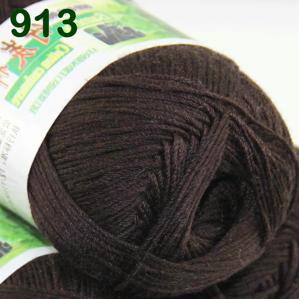 Venta Nuevo 1SkeinsX50gr Súper Suave Bambú Algodón Bebé Tejido a Mano Hilo de Ganchillo Foto 1 de 4