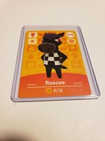 Roscoe # 078 Animal Crossing Amiibo Card Horizons Series 1 MINT NEVER SCANNED!