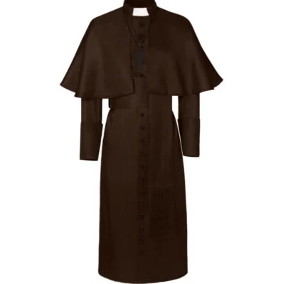 Monjes medievales brujas sacerdotes usan túnicas de Halloween y disfraces de disfraces Foto 1 de 4