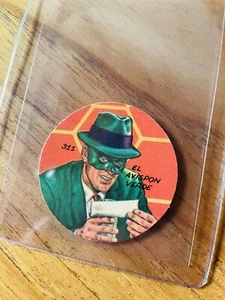 1968 Green Hornet Ultra Rare Piratas Disc Card Argenitna - Picture 1 of 2