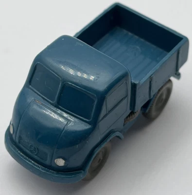 Vintage Wiking Modellauto - Mercedes Benz Unimog 411 - Blau - Unverglast - H0 - Bild 1 von 4