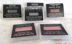 Mary Kay lot of 2 blushes and 3 eye shadows and 1 eye color NOS - Picture 1 of 4