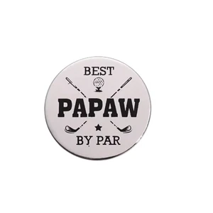 Best Papaw by Par Golfballmarker - magnetisch mit Hutclip - Neu! - Bild 1 von 3