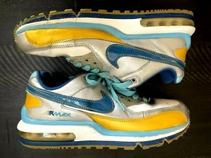Nike Air Max Wright Niños Juventud 318266-143 Blanco/Azul/Plata Talla 6 años RARO LEER - Imagen 1 de 6