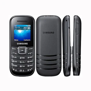Samsung GT-E1200 Telefone Handy Mobiltelefon Sim Frei Schwarz Ohne Vertrag Neu - Picture 1 of 1