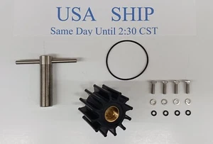 Kit de impulsor roscado bomba de agua de mar reemplaza al Volvo Penta 21700445 con tirador - Imagen 1 de 3
