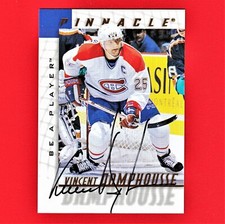 Vincent Damphousse 1997 Pinnacle Be A Player Autographs Card 157 A9