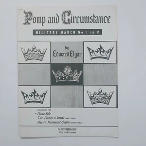 Pomp and Circumstance Military March Edward Elgar Klavier Vintage Noten - Bild 1 von 6