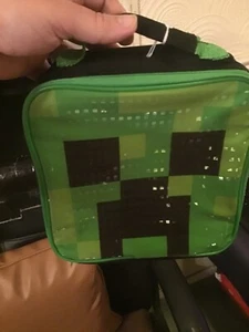 MINECRAFT ASA DE LLEVAR BOLSA FRESCA DE ALMUERZO CUMPLEAÑOS NAVIDAD ALMACENAMIENTO DE ALIMENTOS - Imagen 1 de 1