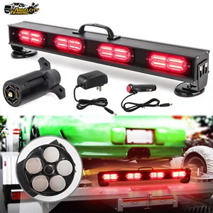 22" Wireless Tow Light Bar Trailer Rechargeable Magnetic For Truck Boat 7Pin - Picture 1 of 11