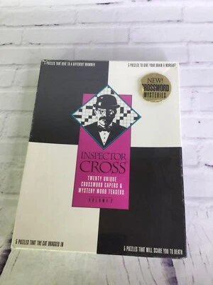 Inspector Cross Volume 2 Twenty Crosswords Capers & Mystery Word Teasers SEALED - Image 1 of 4