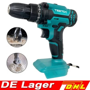 Für Makita 18V Akkuschrauber Set Bohrschrauber Bohrmaschine Akkubohrer 45N.M LED - Bild 1 von 14