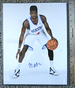NERLENS NOEL 76ers NBA 11x14" COLOR GLOSSY PHOTO ORIGINAL AUTOGRAPH SIGNED
