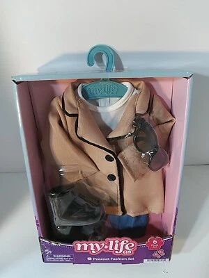 My Life As Peacoat Fashion Set 6 Piezas Se Ajusta Conjunto Muñeca 18" Conjunto Foto 1 de 2