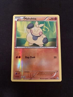 Makuhita - 82/149 - Common - Reverse Holo B & W Pokemon Boundaries Crossed LP - Image 1 of 2