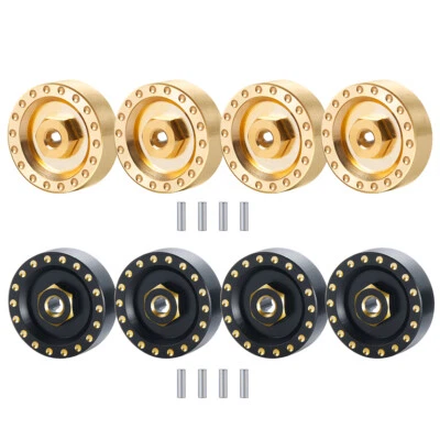 Brass Counterweight 5mm Heavy Duty Wheel Hub Combiner for 1/24 SCX24 90081 Model - Image 1 of 3