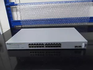 Allied Telesis AT-GS950/24 24 Port WebSmart Managed Gigabit Switch + 2 SFP Port - Picture 1 of 4