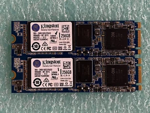2x Kingston 256GB PCIe M.2 SSD Solid State Drive RBU-SNS8100S3/256GD | C1695 - Afbeelding 1 van 5