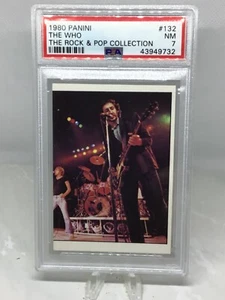 1980 Panini Rock & Pop Collection #132 The Who PSA 7 - Picture 1 of 2