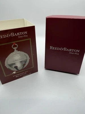REED & BARTON SILVERPLATE HOLLY BELL ORNAMENT - 2013 Pre-owned - Image 1 of 4