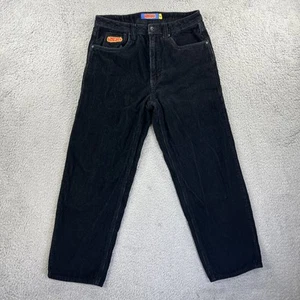 Empyre Cordhose Herren 28x26 schwarz Kord Relax Baggy Loose Fit Skater Y2K - Bild 1 von 8