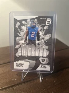 2025 Score Football Emerged #1 Ashton Jeanty, Las Vegas Raiders - Picture 1 of 2