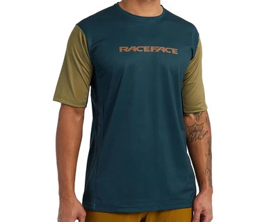 Race Face Indy Short Sleeve Jersey (Pine) - Image 1 of 2