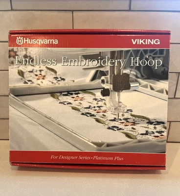 Husqvarna Viking Endless Embroidery Hoop Designer Series Platinum Plus 170x100mm - Image 1 of 4