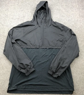 Under Armour Pullover Mens XL Black Hooded Quarter Zip Fitted Athletic Jacket - Image 1 of 4