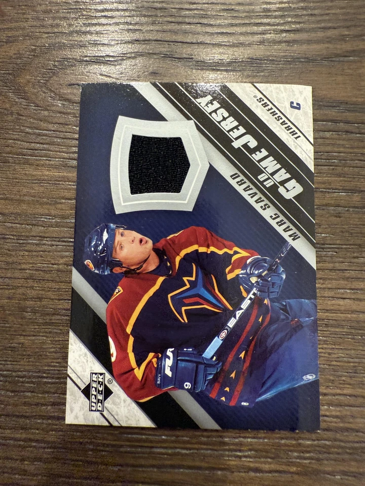 2005-06 Upper Deck #J2-SV Marc Savard UD Game Jerseys Series Two - Image 1 of 2