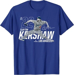 Dynamic Pose Clayton Kershaw Los Angeles Baseball MLBPA T-Shirt - Bild 1 von 4