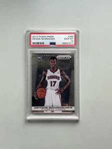 2013 Panini Prizm Dennis Schroder PSA 10 RC Rookie Atlanta Hawks - Bild 1 von 2