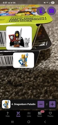 LEGO CMF *Dragonborn Paladin & Wolfpack Beastmaster* Bundle NEW SEALED - Image 1 of 3