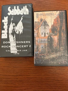 Black Sabbath Don Kirshners California Jam 1975 & 1970 Beyond VHS Ozzy Osbourne - Picture 1 of 6