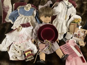 American Girl Samantha Doll Lot Pleasant Company 1989 White Body Accessories - Picture 1 of 23